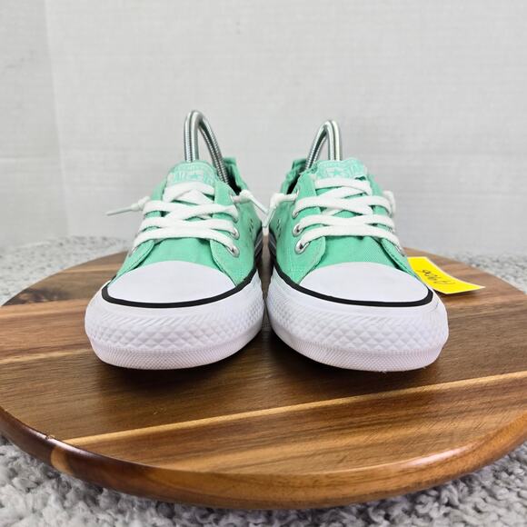 Converse CTAS Chuck All Star Shoreline Ox Green Glow Casual Sneakers Womens 7 - Picture 4 of 11